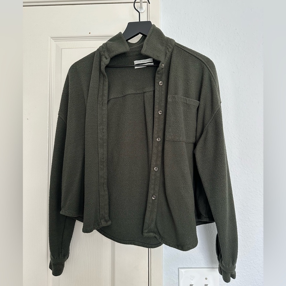 UO sherpa button-down shirt